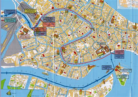 venice tourist map